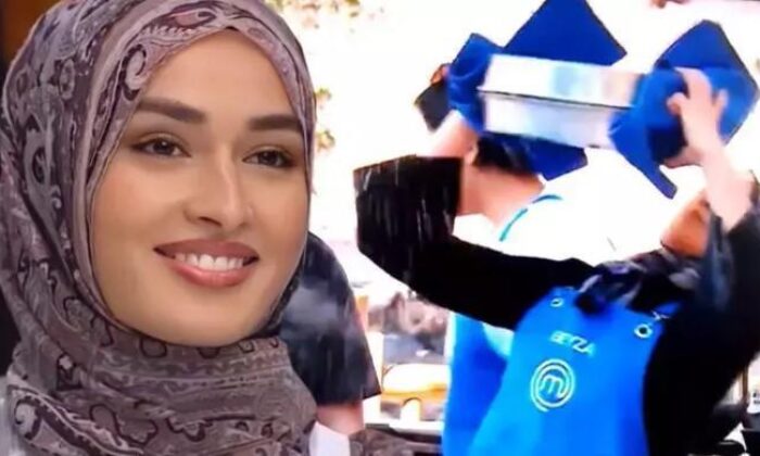 Masterchef’te talihsiz anlar… Beyza’nın yüzüne kızgın yağ döküldü